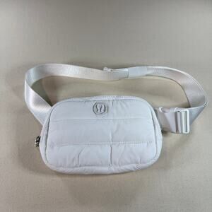 Lululemon Wunder Puff Everywhere Belt Bag 1L White Quilted Crossbody